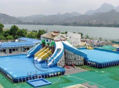连接充气水滑梯12.5*10*7.6