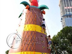 儿童充气攀岩运动适合学校体育教学