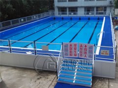 拆装式游泳池比较传统泳池具备很多优势