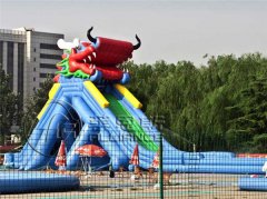 投资充气水上乐园设备一定要选择高大上吗