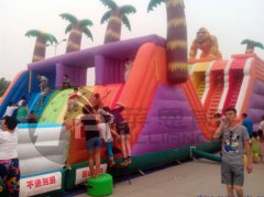 障碍冲关设备在休闲农家乐山庄受到欢迎