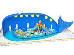 从鲸鱼岛海洋球乐园内部来看安全和趣味