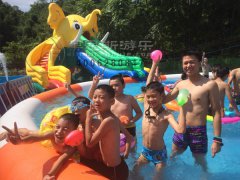 移动水上乐园轻松搭建儿童戏水需求