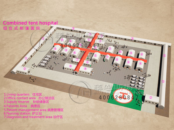 充气式帐篷医院定制
