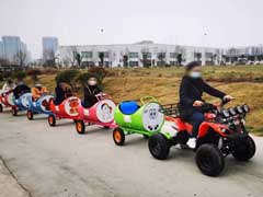 网红无轨小火车